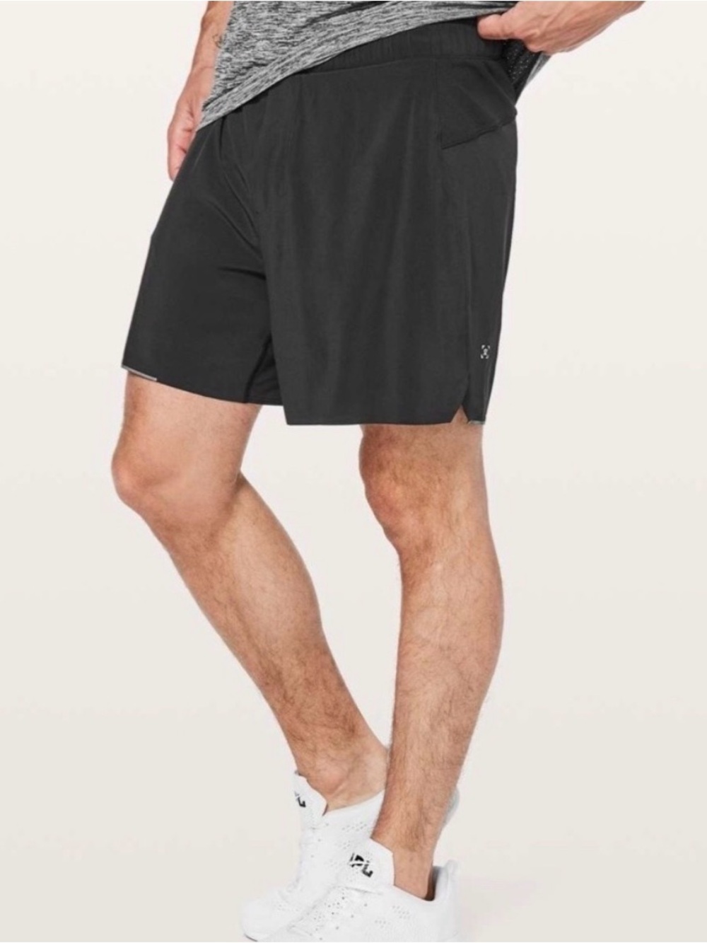 Men's Black Lululemon Surge Shorts